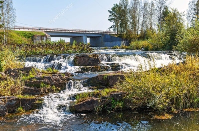 Суенгинский каскадный водопад